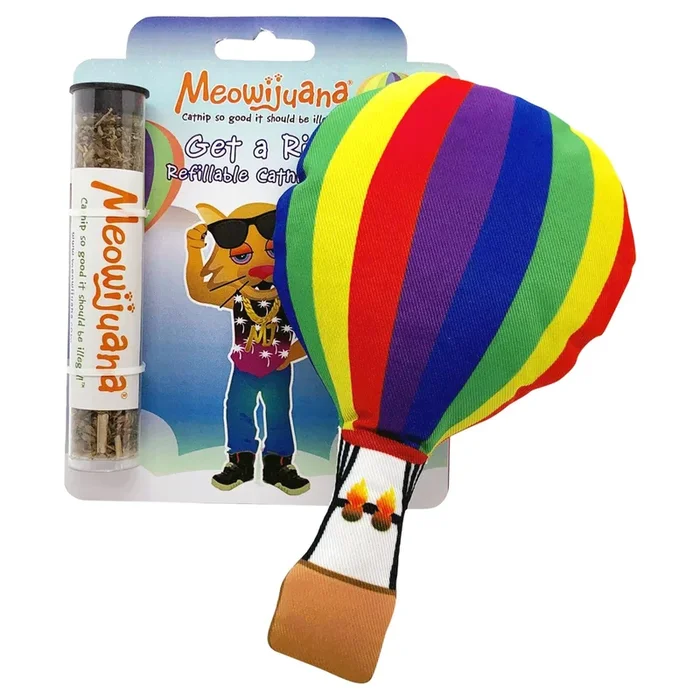Meowijuana Get a Rise Balloon Crinkle Catnip Cat Toy