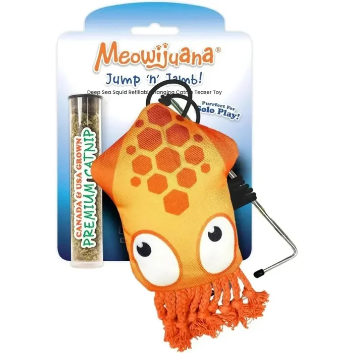 Meowijuana Jump ‘n’ Jamb Deep Sea Squid Cat Toy