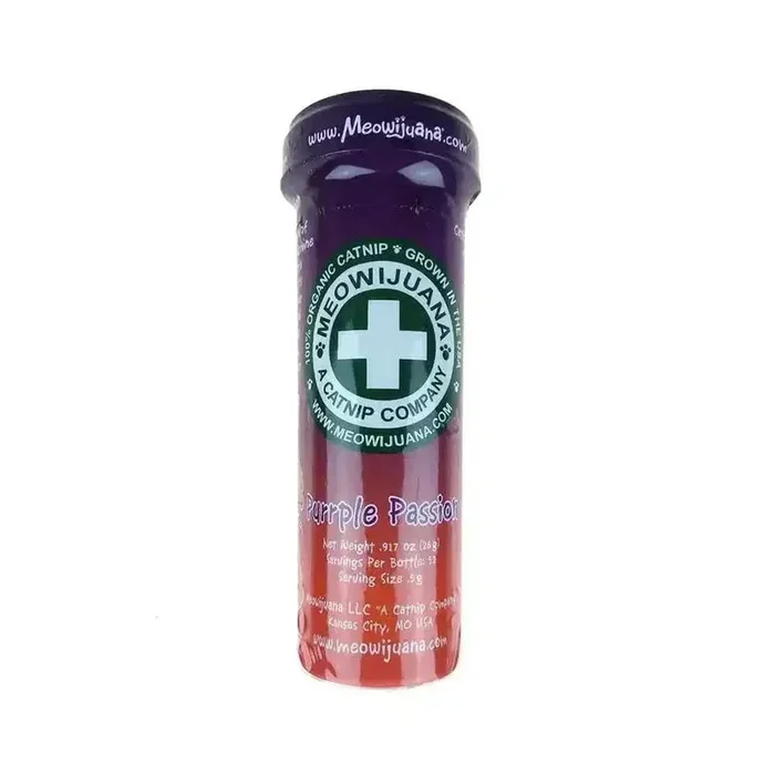 Meowijuana® Purrple Passion – Silvervine & Catnip Blend Large 26 Gm