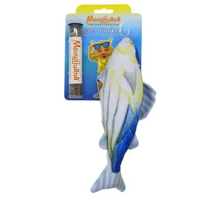 Meowijuanna Holiday Get Spooked Autumn Scarecrow Plush Catnip Cat Toy with Refillable Catnip