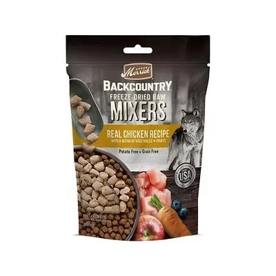 Merrick ‘Backcountry’ Grain-Free Freeze-Dried Raw Chicken Dog Food Mixers- 12.5 oz Bag