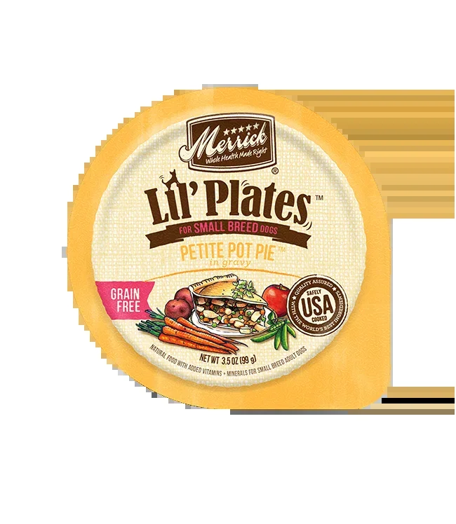 Merrick Lil’ Plates Grain Free Petite Pot Pie Wet Dog Food (3.5oz)