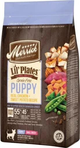 Merrick Lil’ Plates Puppy Freeze-Dried Dog Food – Chicken & Sweet Potato