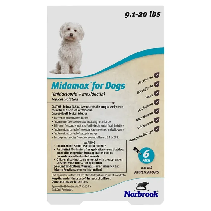 Midamox para perros