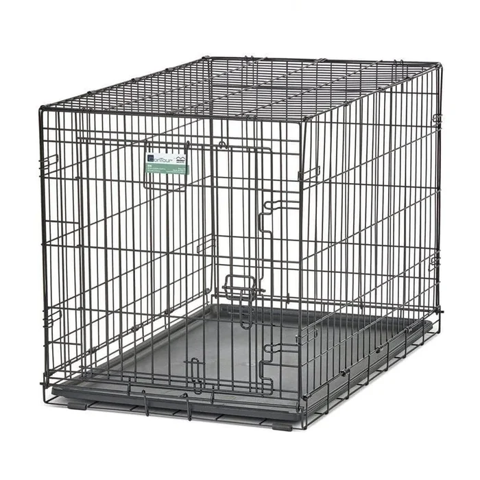 Midwest Contour Metal Folding Single Door Dog Crate – 36″ X 23″ X 25″ Inches