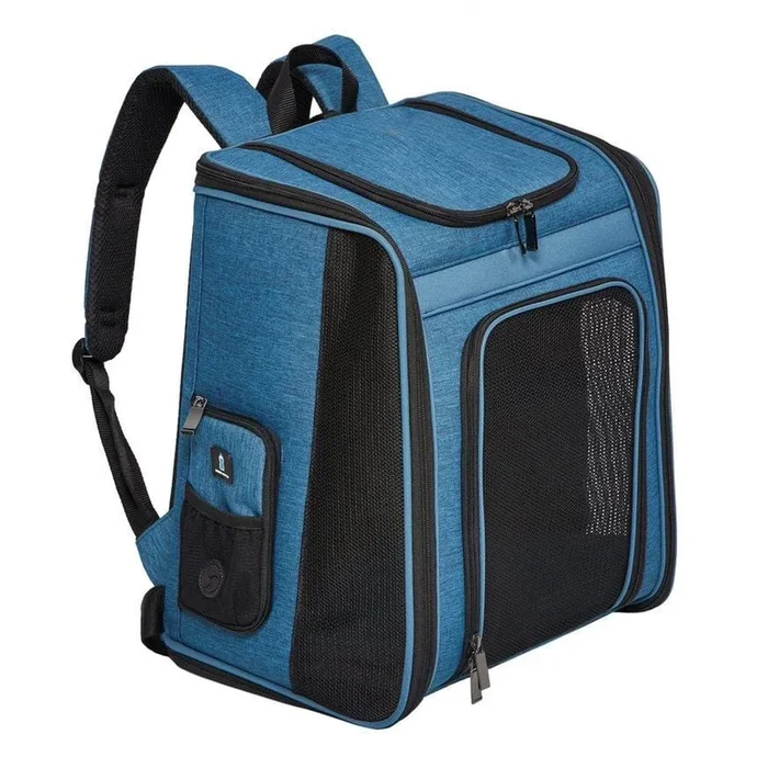 Midwest Day Tripper Travel Dog Backpack Pet Carrier – Blue – 10.8″ X 14.6″ X 16.9″ Inches