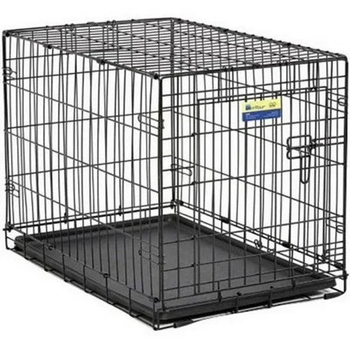 Midwest Homes, Contour Single Door Dog Crate, 42 X 28 X 30 Inches,Black