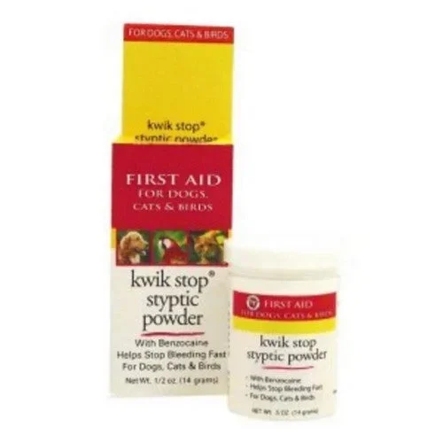 Miraclecare, Kwik Stop Styptic Powder For Birds, 0.5 Oz