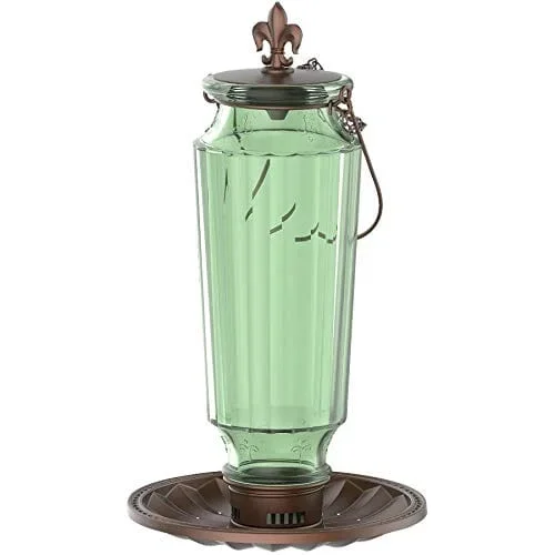More Birds Lincoln Glass Combo Sunfloweror Thistle Wild Bird Feeder – 1.6 Lbs Cap – 2 Pack