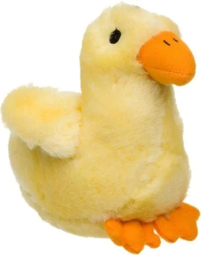 Multipet Look Who’s Talkin’ Duck Sounding Plush Dog Toy – 5″ Inches