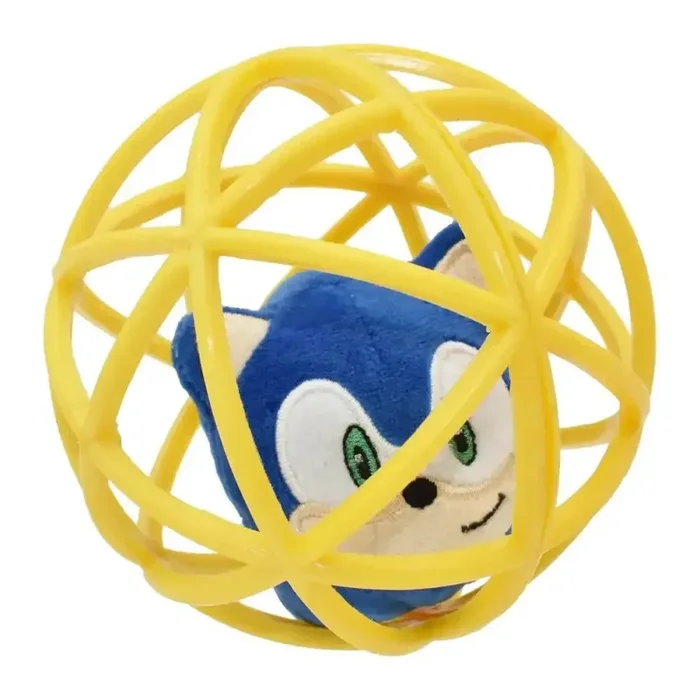 Multipet Sega Sonic Cage Ball Cat Toy