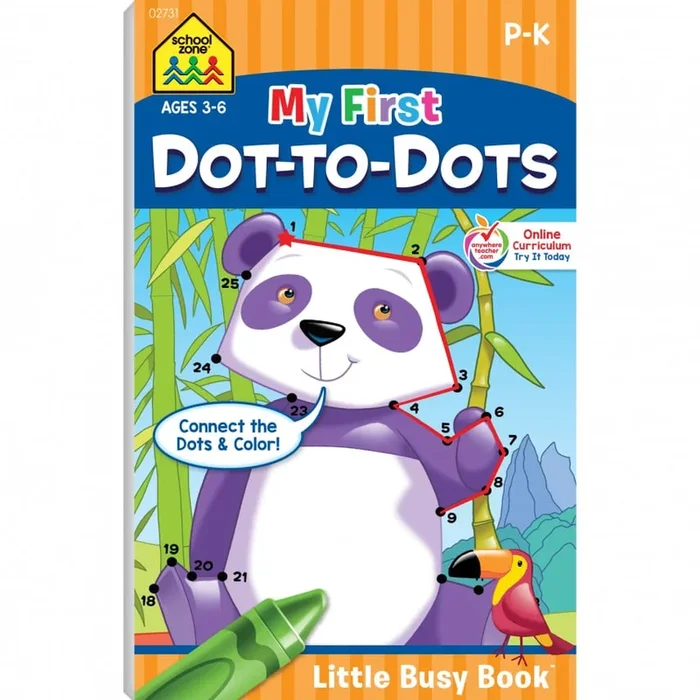 My First Dot-to-Dots Preschool Workbook 02731