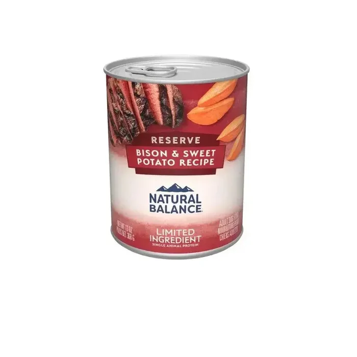Natural Balance Pet Foods L.I.D. Buffalo & Sweet Potatoes Wet Dog Food 12ea/13 oz