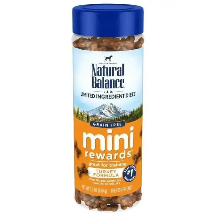Natural Balance Pet Foods LID Mini Rewards Soft & Chewy Turkey Dog Treats