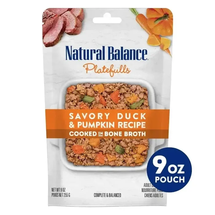 Natural Balance Pet Foods Platefulls Wet Dog Food 12ea/9 oz