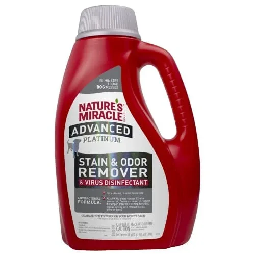 Nature’s Miracle Advanced Stain & Odor Virus Disinfectant for Dogs – 64 Oz