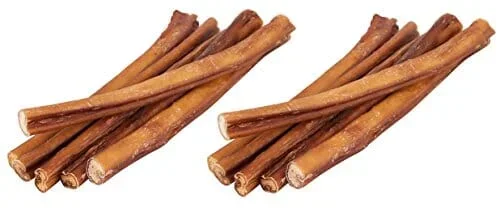 Nature’s Own USA Odor-Free Bully Sticks and Natural Chews – Beef – 12 In – 20 Pack