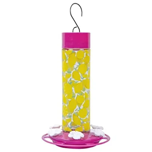 Nature’s Way Alex’S Lemonade Stand Hummingbird Feeder – Pink – 20 Oz Cap