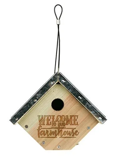 Nature’s Way Galvanized Weathered Wren House – 8.25 X 7.25 X 7.25