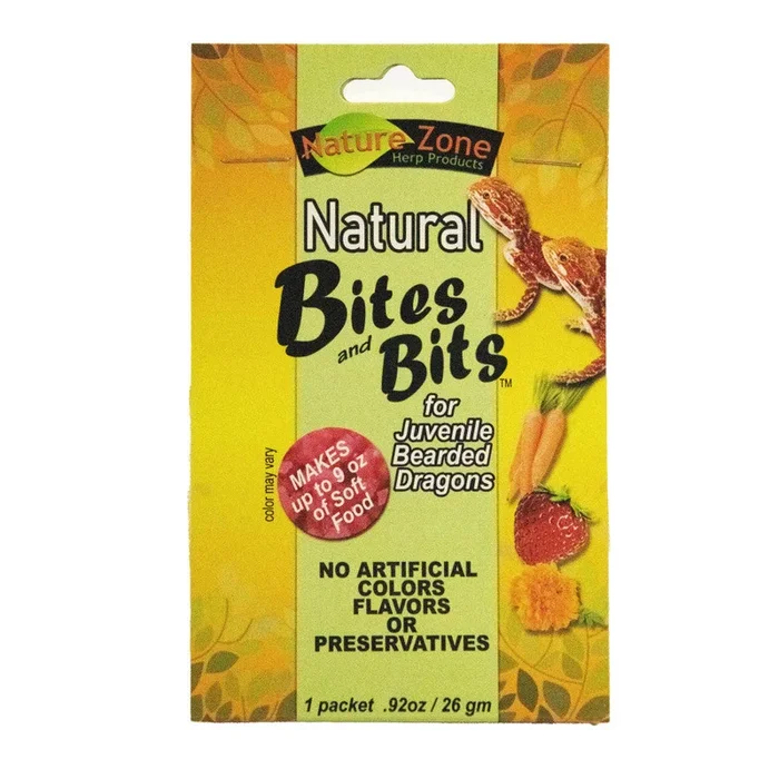 Nature Zone Natural Bites & Bits for Juvenile Bearded Dragons