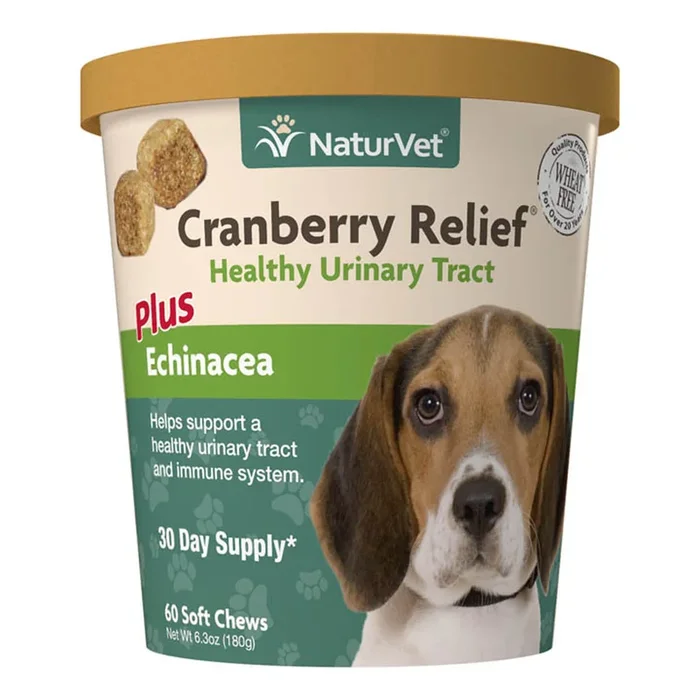 Naturvet Cranberry Relief with Echinacea 60 Soft Chews