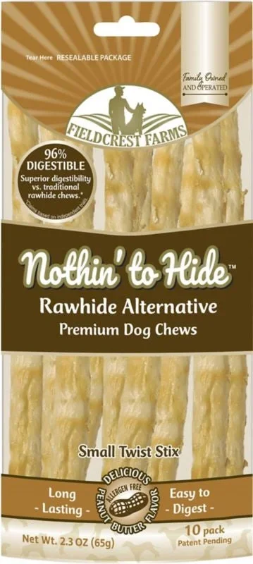 Nothin To Hide Twist Stix Peanut Butter Small/10pk