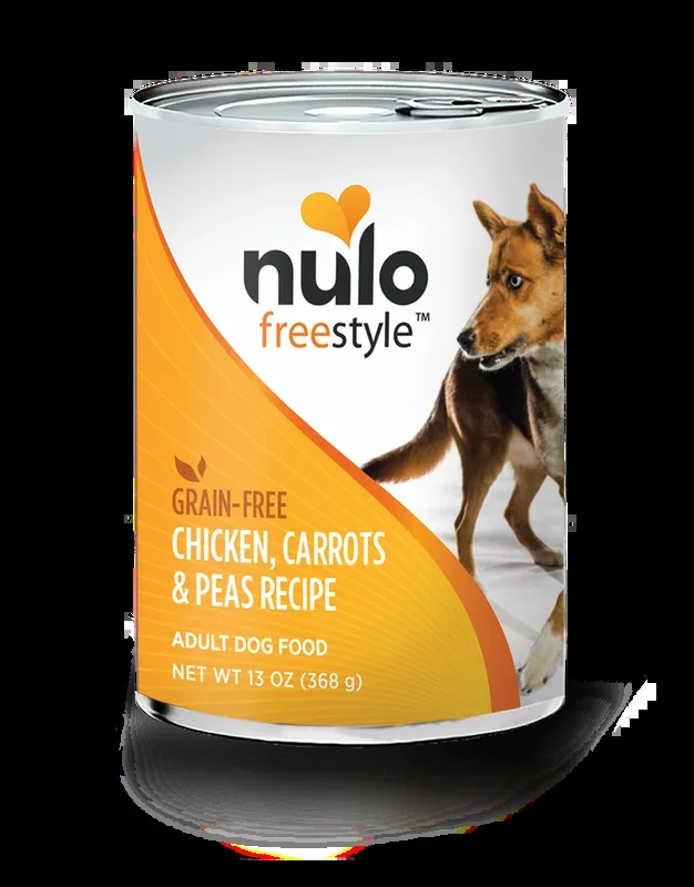 Nulo Freestyle Chicken, Carrots & Peas Recipe, Wet Dog Food, 13-oz, Case of 12