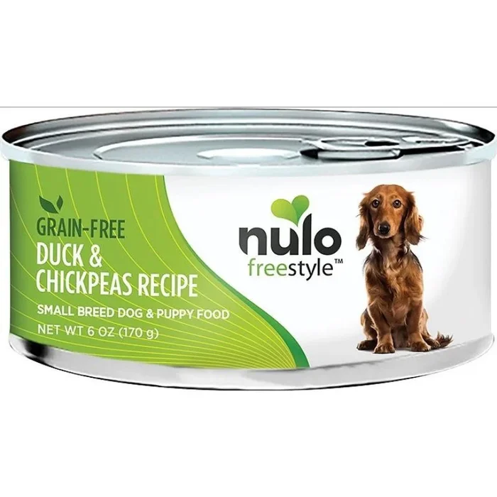 Nulo Freestyle Grain Free Small Breed Wet Dog Food – Duck & Chickpeas – 6oz C