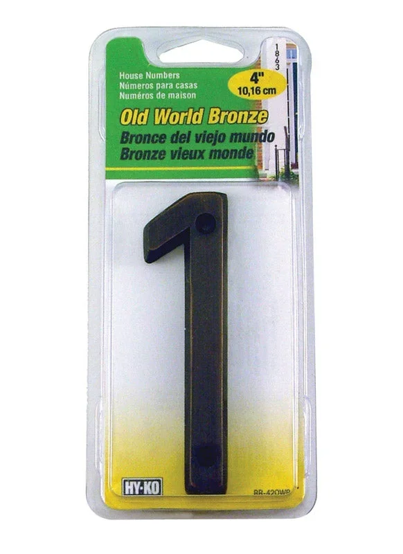 NUMBER 4″OLD WRLD BRZ 1