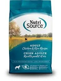 Nutrisource Adult Chicken & Rice Formula, 4lbs