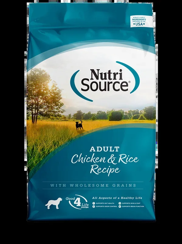 Nutrisource Adult Chicken & Rice Recipe Dry Dog Food
