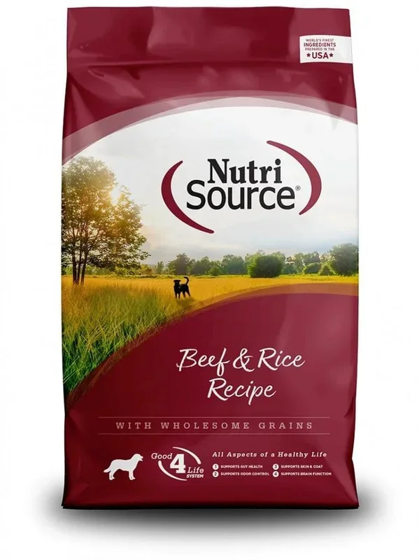 Nutrisource Beef and Brown Rice Recipe Dry Dog Food – 26 Lbs