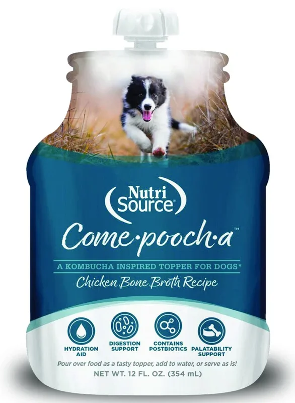 Nutrisource Come-Pooch-A Chicken Broth Dog Food Recipe Pouch – 12 oz – Case of 12