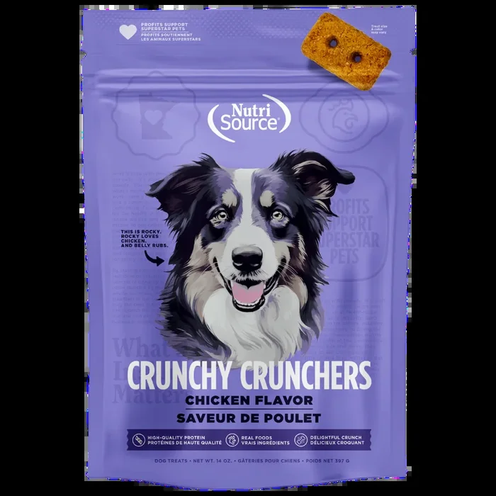 NutriSource Crunchy Crunchers Grain Free Chicken Dog Treats