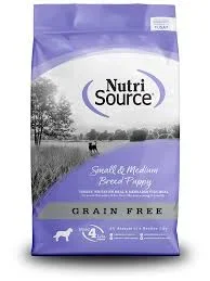Nutrisource GF Small & Medium Breed Puppy, 12lbs