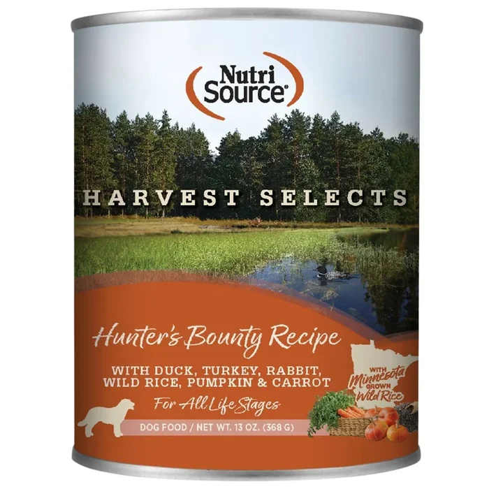 Nutrisource Hunter’s Bounty Harvest Selects Wet Dog Food 13oz