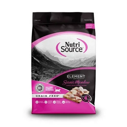 NutriSource, NutriSource Element Series Grain Free Dry Cat Food, 1 Each / 11 Lbs / Scenic Meadow