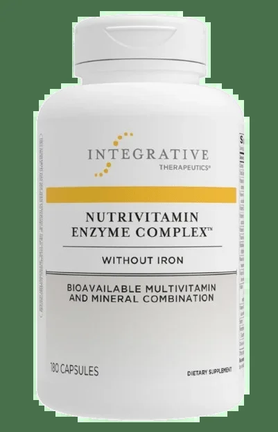NutriVitamin Enzyme Complex™ without Iron – 180 Capsules