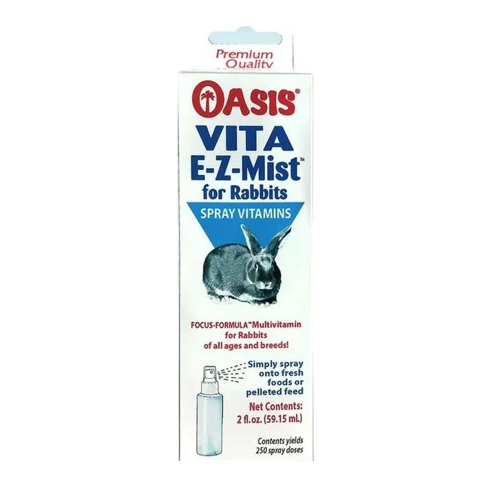Oasis, Oasis VITA E-Z-Mist Multivitamin Spray for Rabbit, 2 Oz