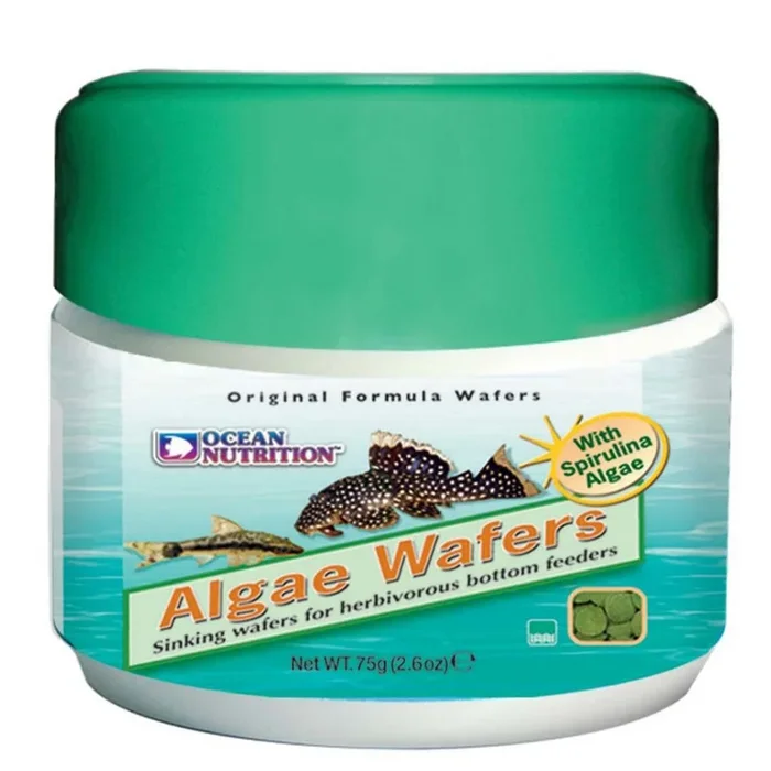 Ocean Nutrition, Ocean Nutrition Grazing Wafers Sinking Fish Food, 1 Each / 2.6 Oz