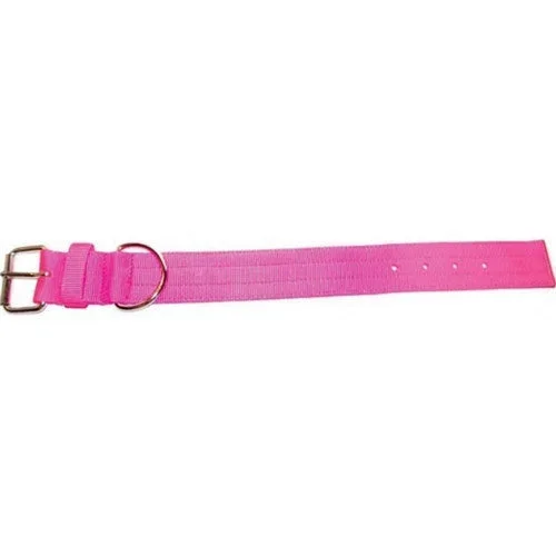 Omni Pet, Bravo 2 Ply Nylon Dog Collar, 2 X 27 Inches,Neon Pink