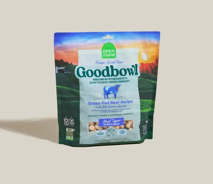 Open Farm Freeze-Dried Raw Goodbowl Grass-Fed Beef Meal Topper