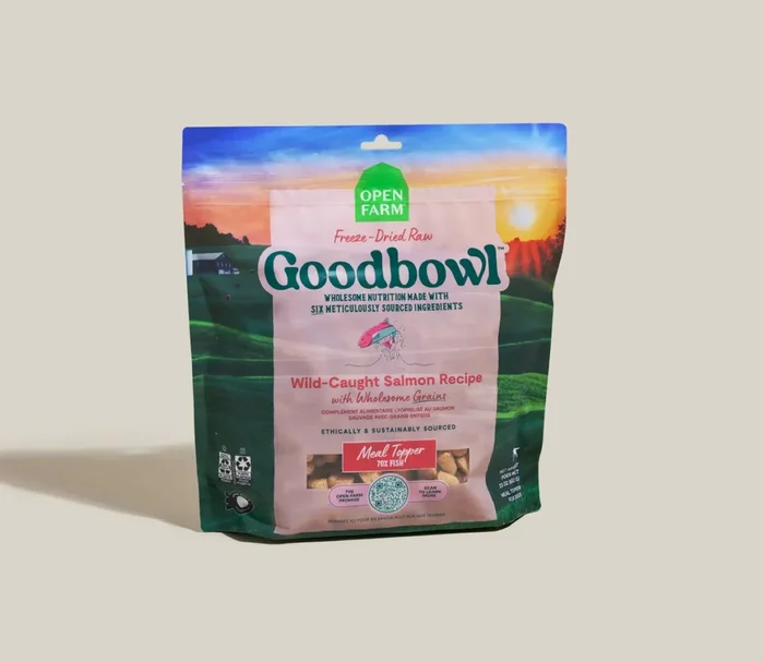 Open Farm Freeze-Dried Raw Goodbowl Wild-Caught Salmon Meal Topper
