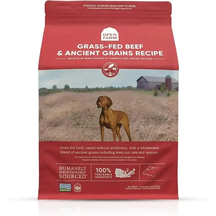 Open Farm® Grass-Fed Beef & Ancient Grains Dry Dog Food