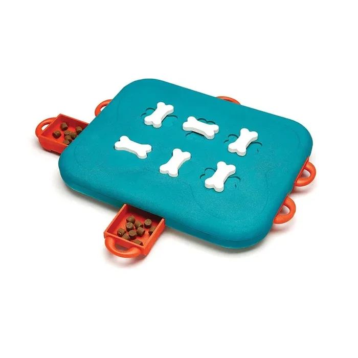 Outward Hound Casino Interactive Treat Rewarding Puzzle Solving Dog Toy and Feeder