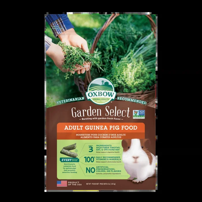 Oxbow Garden Select Adult Guinea Pig Food, 4-lb