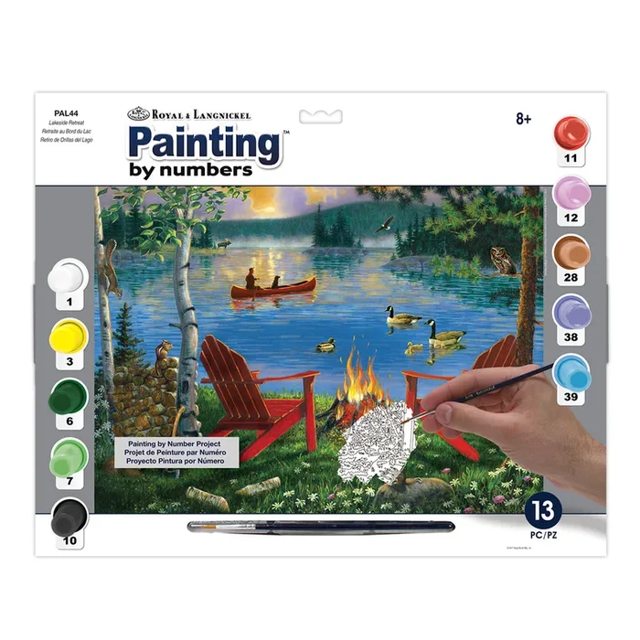 Paint By Numbers Lakeside Retreat PAL44