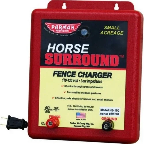 Parmak, Parmak Horse Surround Fence Charger, 5 MILE,Red