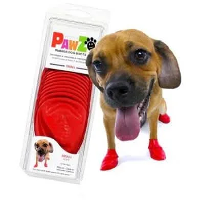 PawZ 고무 강아지 부츠 – 소형