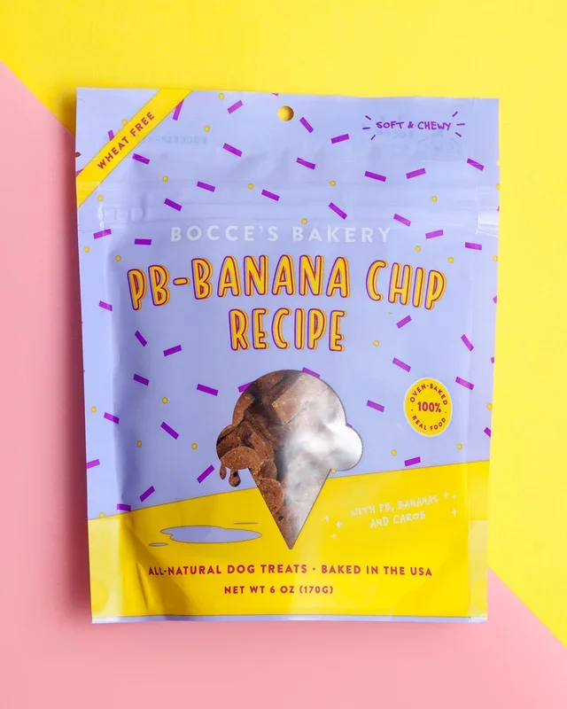 PB & Banana Chip Soft & Chewy Dog Treats